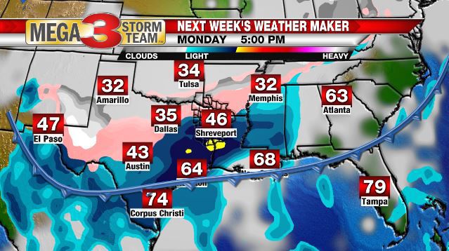 Monday Afternoon Forecast
